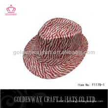 Padrão Stripe Pattern Trilby / Fedora Hat